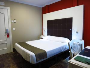 Un pat sau paturi într-o cameră la Hotel Boutique Catedral