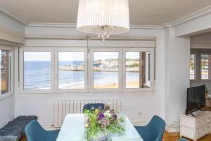 Гостиная зона в Playa Apartamento Frente al mar