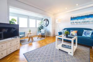 Гостиная зона в Playa Apartamento Frente al mar