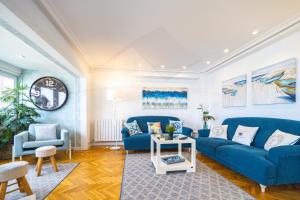 Гостиная зона в Playa Apartamento Frente al mar