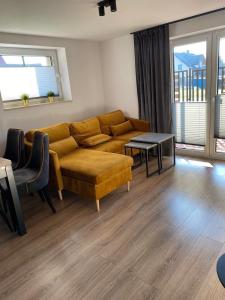 Χώρος καθιστικού στο Apartament nad Szczawniczkiem