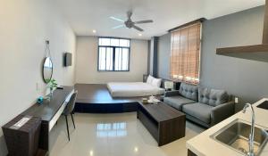 Katil atau katil-katil dalam bilik di My Khe 2 Da Nang Seafront Hotel