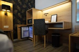 Kuchyň nebo kuchyňský kout v ubytování Hotel Dea