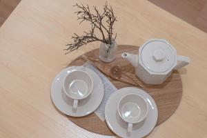 Kaffi- og teaðstaða á Aank Hotel Daejeon Yongjeon 2nd