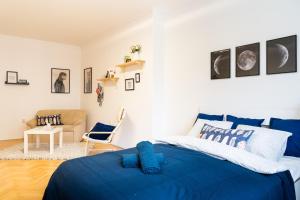 Postel nebo postele na pokoji v ubytování Jaselská Rooms - Brno Center