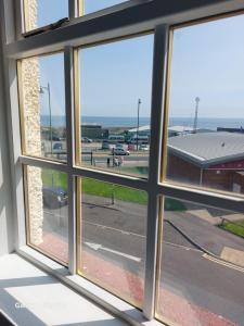 a view of a street from a window at LONDONDERRYS Bar and Accommodation in Seaham