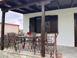Balkón nebo terasa v ubytování Niko Summer House
