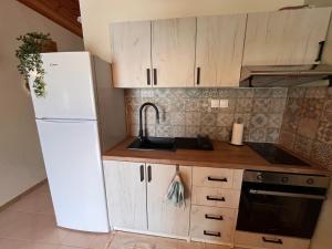 Kuchyň nebo kuchyňský kout v ubytování Niko Summer House