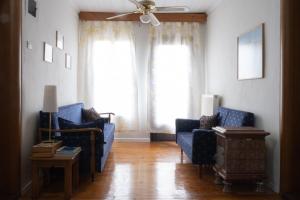 Posezení v ubytování Kavala Rooms