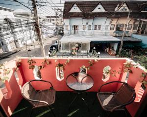 Ruang duduk di Thai Authentic House