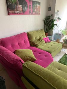 Posedenie v ubytovaní Votre séjour cosy à Frejus!
