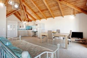 A kitchen or kitchenette at Yiannis Suite with Sea View 10