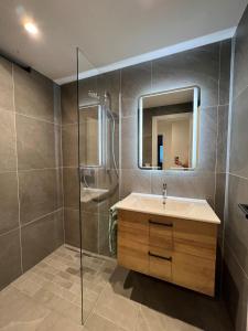 Ванна кімната в Grünberg Apartments