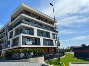 Budynek, w którym mieści się apartament