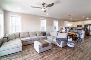 a living room with a couch and a table at Cora's Beach Club in Seaside Heights +61 photos