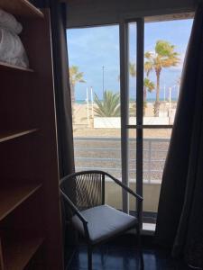 Balkón nebo terasa v ubytování Malvarrosa Beach Rooms