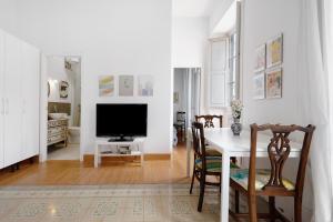 TV a/nebo společenská místnost v ubytování La Casita Verde