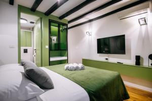 Postel nebo postele na pokoji v ubytování Ragusa Old Town Apartment 2