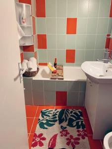 Koupelna v ubytování Cozy Studio in Cluj-Napoca