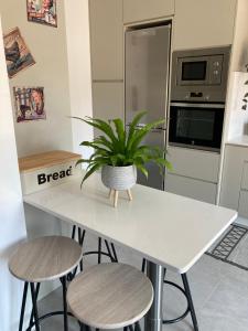 A cozinha ou kitchenette de CASA ANJOS