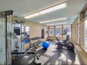 Fitness centrum a/nebo fitness zařízení v ubytování Mountain getaway condo - 5 min walk to the beach!