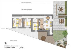 a floor plan of a house at The Torrs Apartments New Mills in New Mills