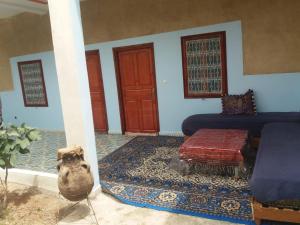 Posezení v ubytování gîte d'étape ziz oasis