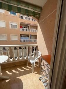 Balkon lub taras w obiekcie Apartment Goya