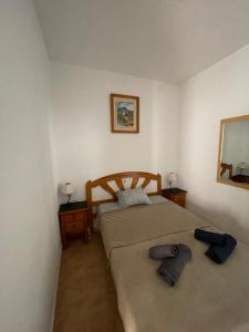 Łóżko lub łóżka w pokoju w obiekcie Apartment Goya