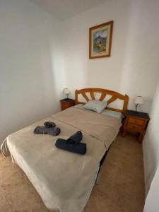 Łóżko lub łóżka w pokoju w obiekcie Apartment Goya
