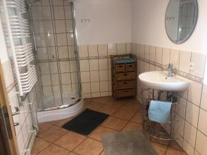 Kúpeľňa v ubytovaní Haus Dajtki + 2 fotografie