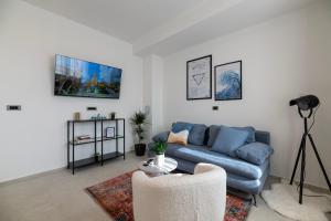 Posezení v ubytování 4 ELEMENTS - Luxury Family Apartments