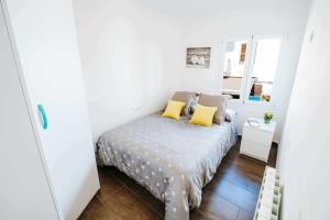 Postel nebo postele na pokoji v ubytování Apartamento exclusivo en primera línea de mar