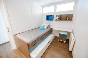 Postel nebo postele na pokoji v ubytování Apartamento exclusivo en primera línea de mar