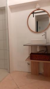 A bathroom at Studio au cœur de Laguiole
