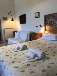 Posteľ alebo postele v izbe v ubytovaní Welcome in Toscana