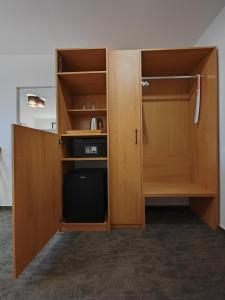 Kuchyň nebo kuchyňský kout v ubytování Hotel Antoň
