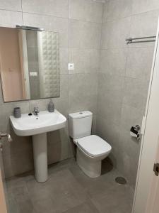 Koupelna v ubytování Apartamento Mar Jonica