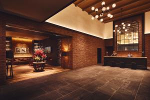 The lobby or reception area at Citadines Harbour Front Yokohama