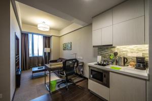 A kitchen or kitchenette at Element Suzhou Science and Technology Town