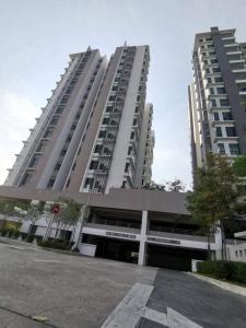 a large apartment building with two tall buildings at SYG 8 Aura Suite Putrajaya Studio Unit in Putrajaya