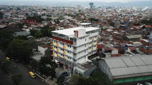 Almennt útsýni yfir borgina Bandung eða útsýni yfir borgina eins og það er á hótelinu