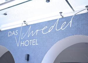Certifikát, hodnocení, plakát nebo jiný dokument vystavený v ubytování Das Schreder Hotel