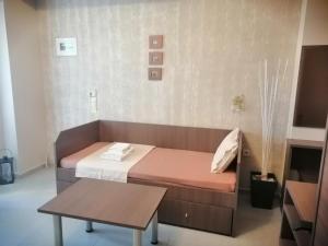 Ένα ή περισσότερα κρεβάτια σε δωμάτιο στο Eleni's house 3