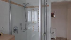Koupelna v ubytování Ferienwohnung-Zweiburgenblick + 37 fotografií