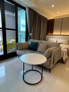 Istumisnurk majutusasutuses Panda Homestay