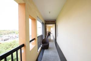 Balkón nebo terasa v ubytování High Point Serviced Apartment
