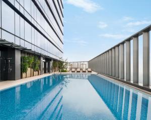 Bazén v ubytování Shangri-La Nanning - The tallest hotel worldwide in Shangri-La Group nebo v jeho okolí
