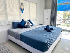 Postel nebo postele na pokoji v ubytování Ocean room