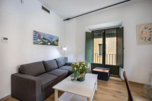 Posezení v ubytování Apartament al cor del barri vell de Girona